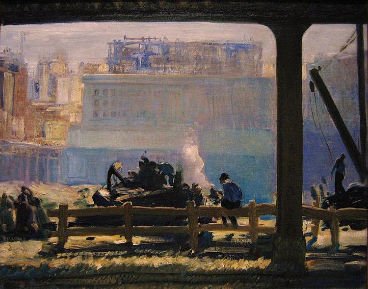 George Wesley Bellows Blue Morning oil painting image